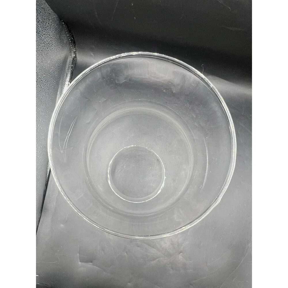 Unmarked clear glass